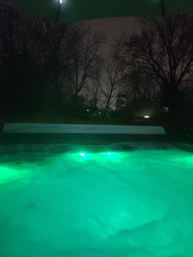 Outdoor Hot Tub And Cozy King Bed Leilighet Lansing Eksteriør bilde